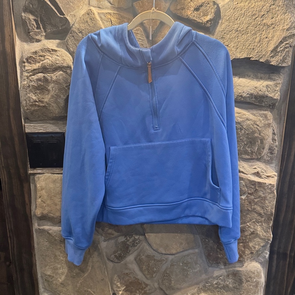 Ulu Blue Fleece-Lined Hoodie